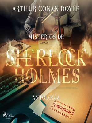 cover image of Misterios de Sherlock Holmes--Antología